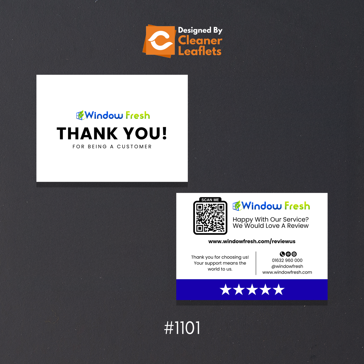 Review Card - Design and Print for Me Purple Zebra Design