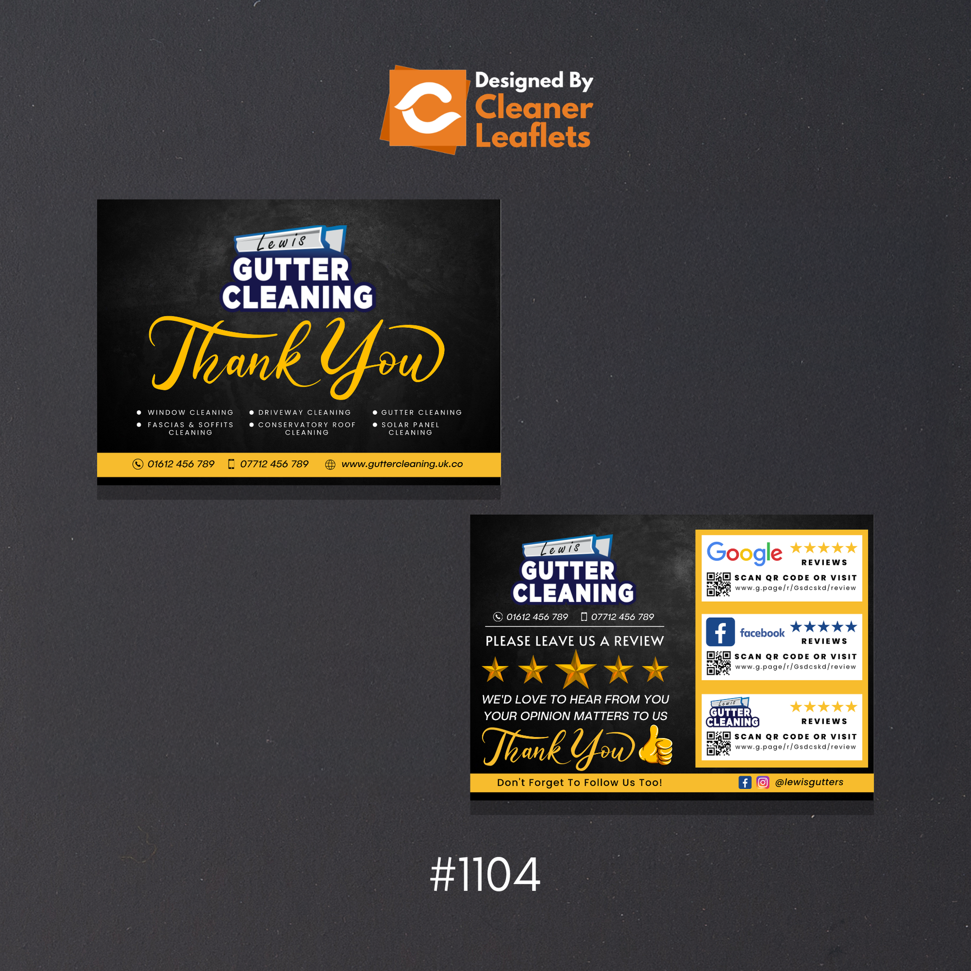 Review Card - Design and Print for Me Purple Zebra Design