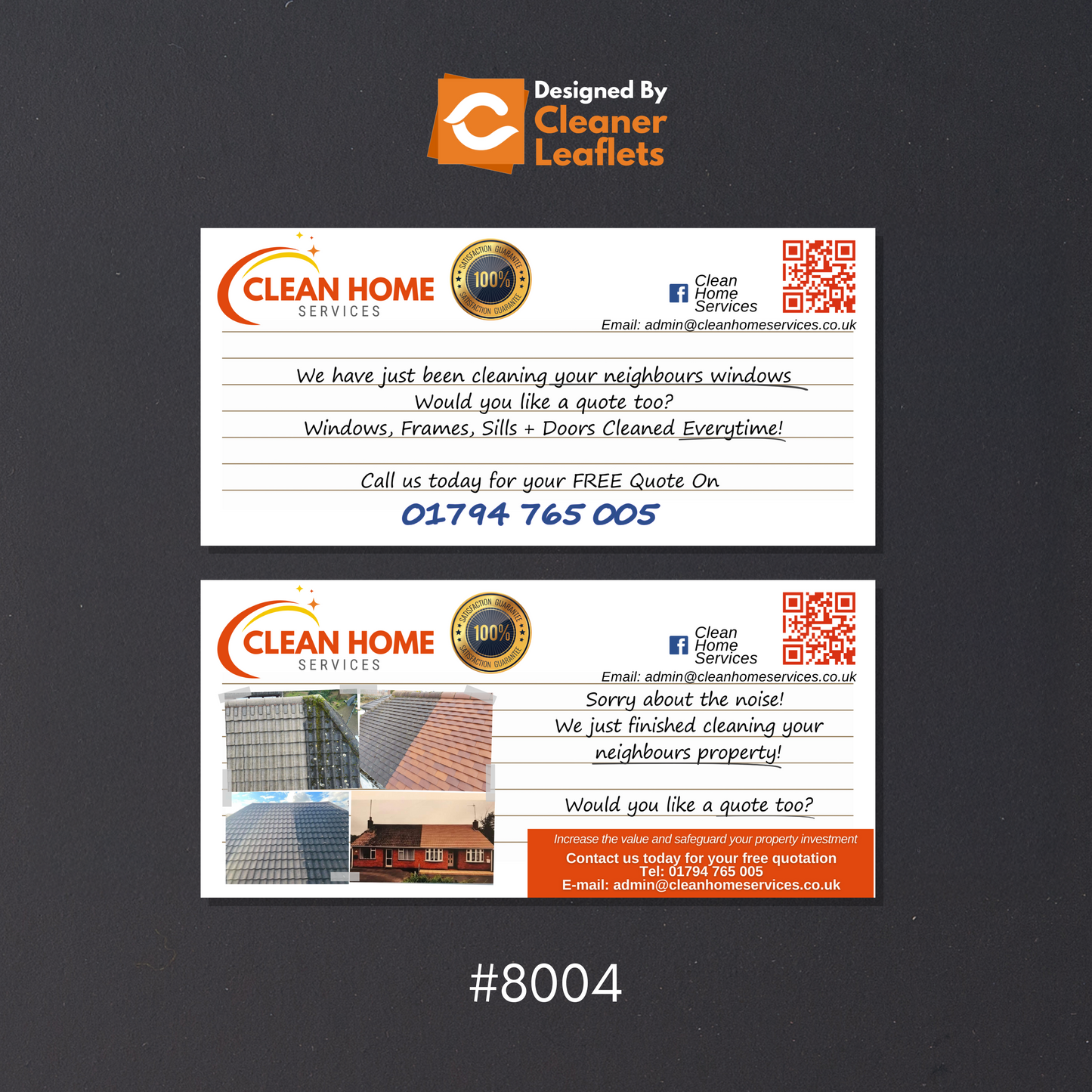 DL Sized Leaflets - (Like Ben's Gutters) - Design & Print