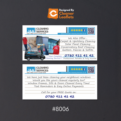 DL Sized Leaflets - (Like Ben's Gutters) - Design & Print