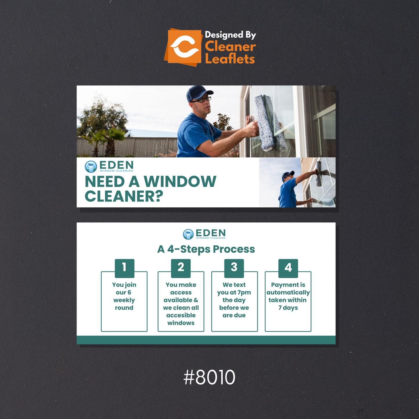 DL Sized Leaflets - (Like Ben's Gutters) - Design & Print