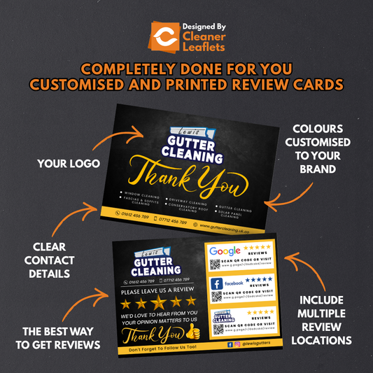 Review Cards - Design and Print for Me Design Driven Growth
