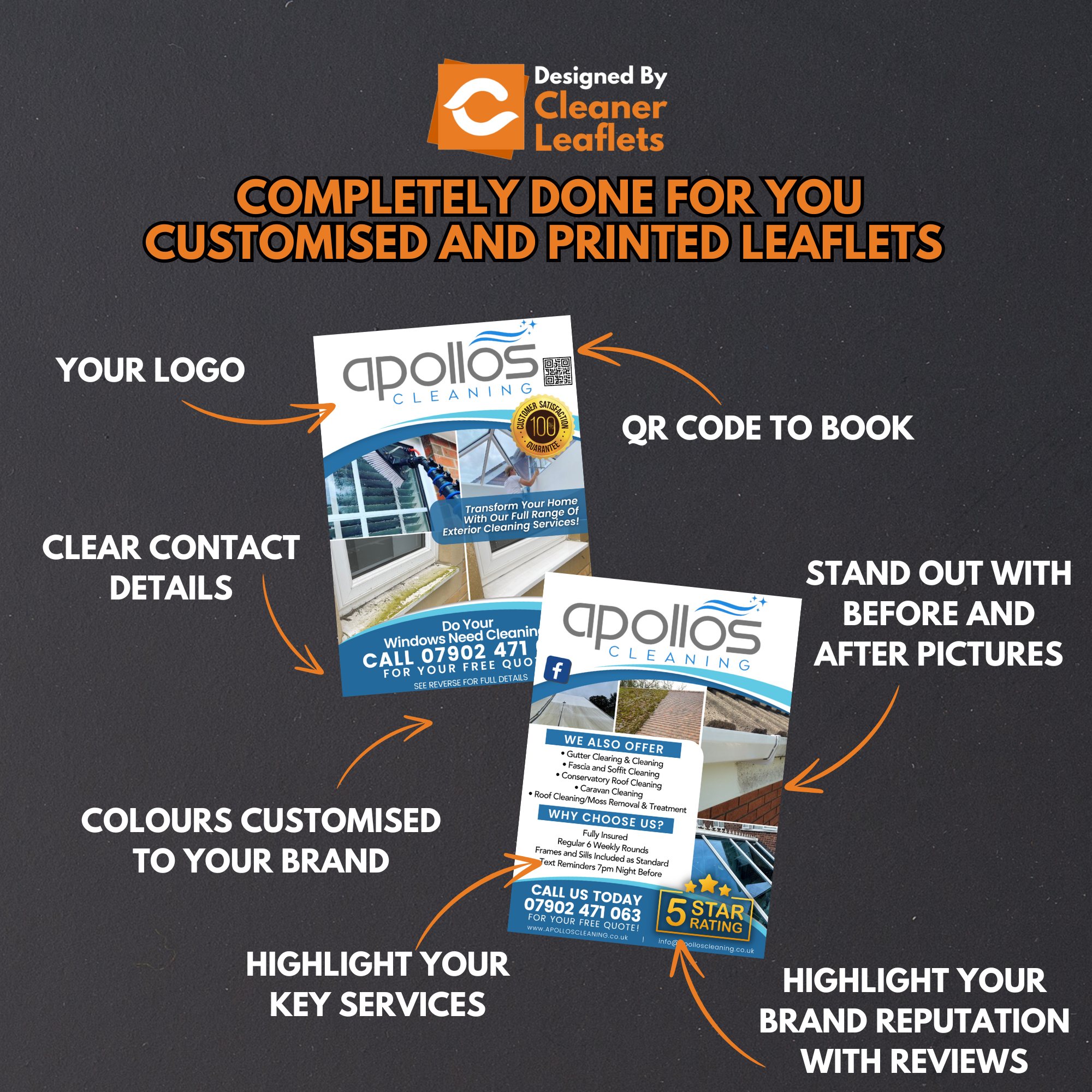 Leaflets - Design and Print for Me – Cleaner Leaflets