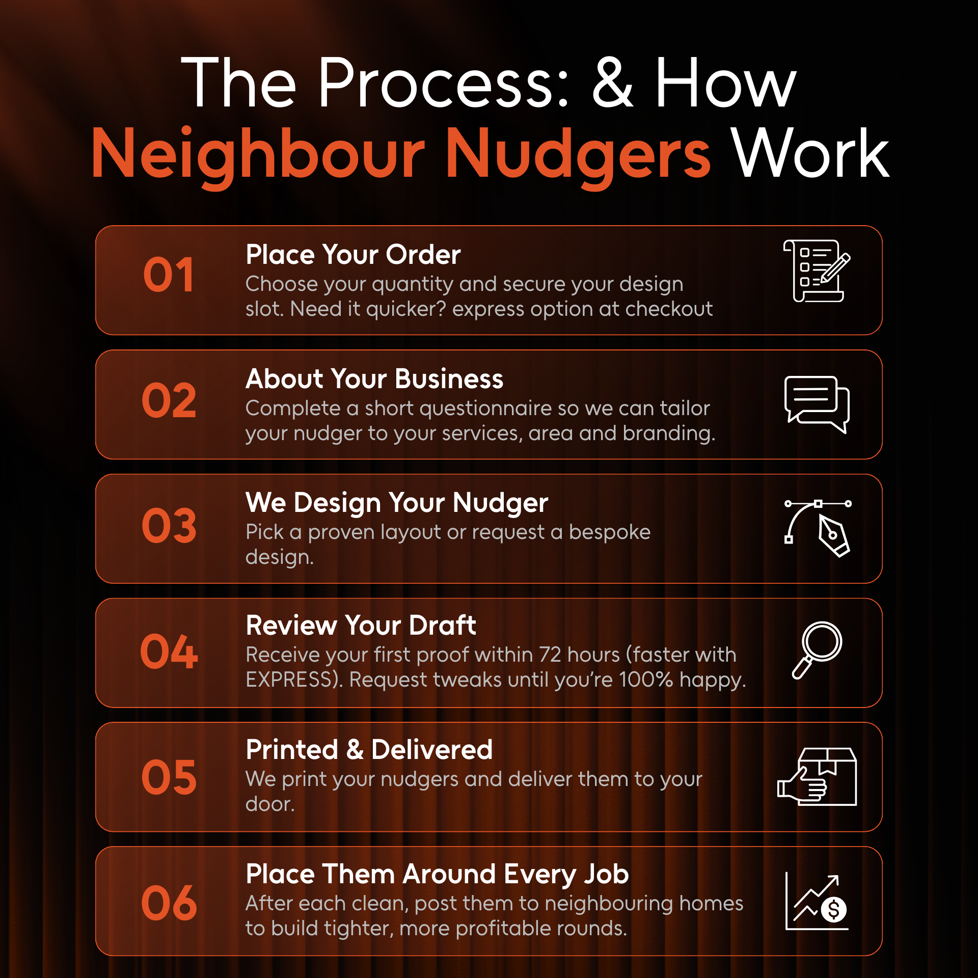 Neighbour Nudgers - Design and Print for Me Purple Zebra Design