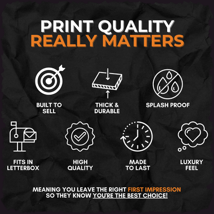 "We Also Offer" - Reminder Cards  - Design and Print for Me